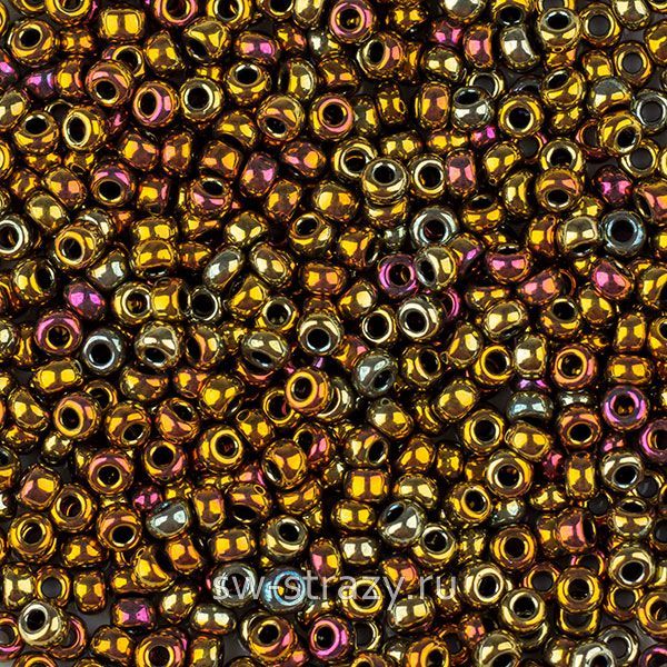 Seedbead Miyuki 11/0 462 Metallic Gold Iris