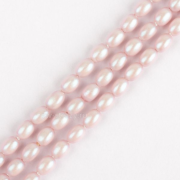 Жемчужины 5824 4 mm Crystal Iridescent Dreamy Rose Pearl