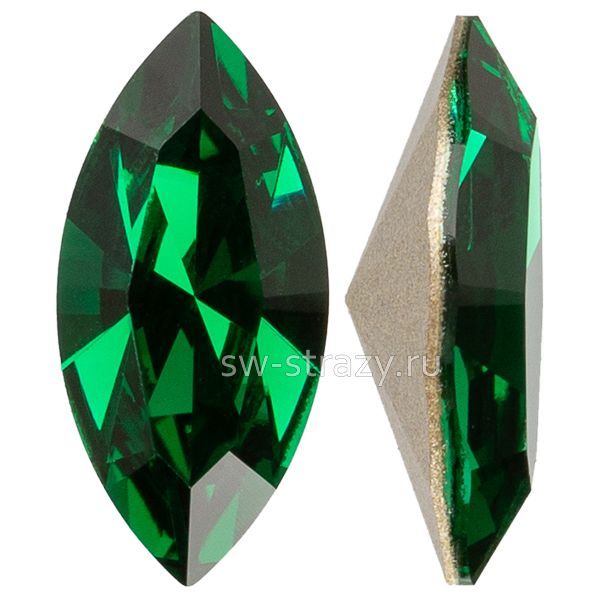 Кристаллы 4228 15x7 mm Majestic Green