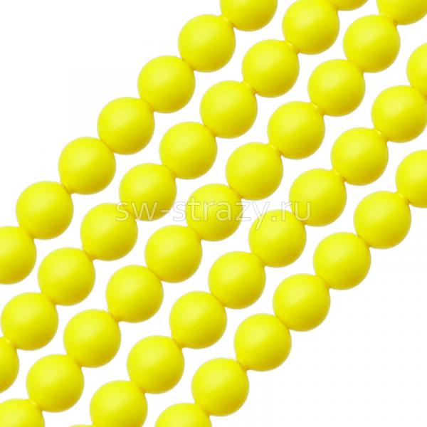 Жемчужины 5810 5 mm Crystal Neon Yellow Pearl