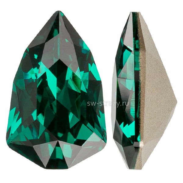 Кристаллы 4707 24x15,2 mm Emerald