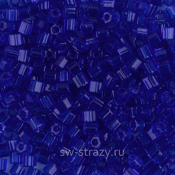 Шестиугольный 11/0 #0008 Ярко-синий