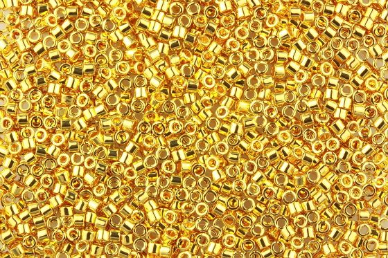 Delica Beads 11/0 DB031 Gold Plated