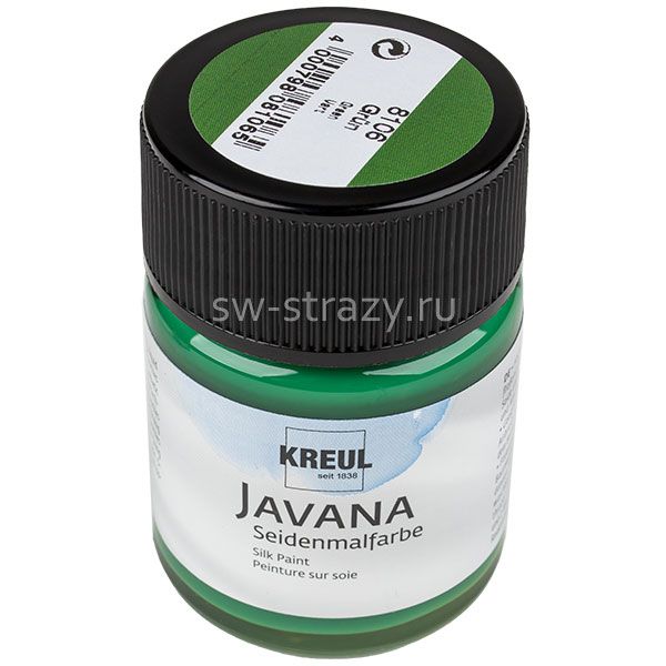 Краска Javana по шелку растекающаяся зеленая 50 мл KR-8106