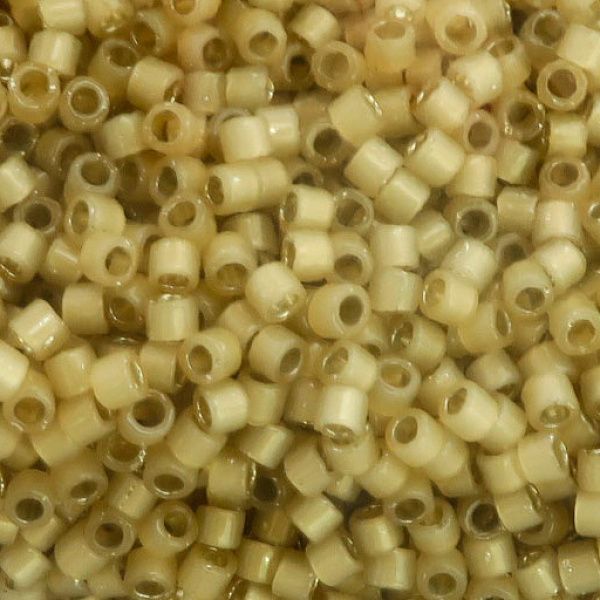 Delica Beads 11/0 DB1458 Silver Lined Lt Honey Opal
