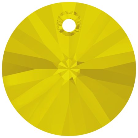 Кулоны 6428 6 mm Yellow Opal