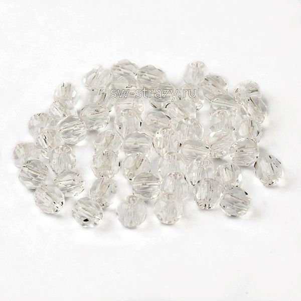 Бусины граненые Firepolished 3 мм Crystal (00030) 53