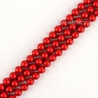 5810 Crystal Round Pearl Crystal Iridescent Rouge Pearl