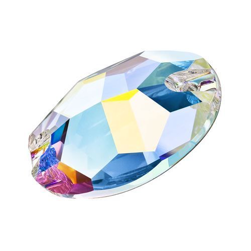 Oval 2H 10,0x7 mm Crystal AB