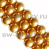Жемчужины 5860 10 mm Crystal Gold Pearl