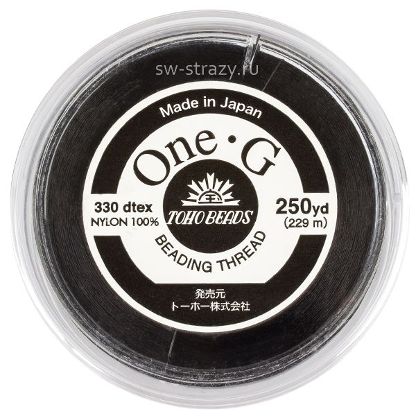Нитки TOHO One-G Black 229 m