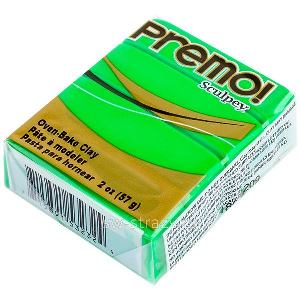 Полимерная глина Premo PE02 57 г зеленый (5323)