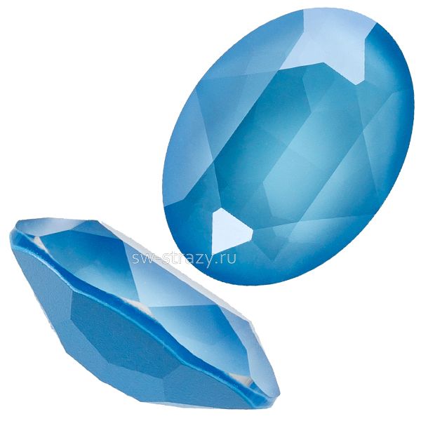 Кристаллы 4120 14x10 mm Crystal Summer Blue