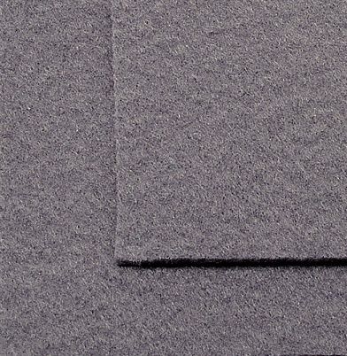 Фетр жесткий лист 20х30см толщина 1мм , серый (694) Ideal