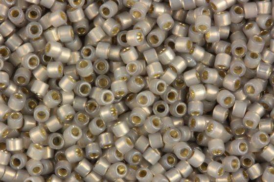 Delica Beads 11/0 DB1456 Silver Lined Light Taupe Opal