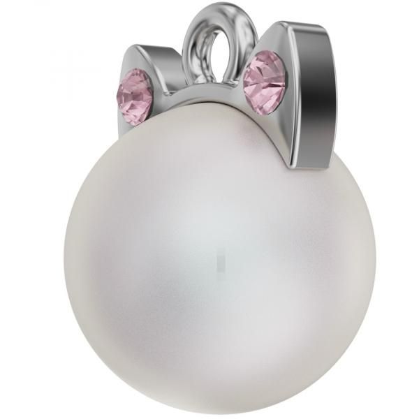 Кулоны 90003 11x8 mm Crystal Pearlscent White Pearl (001 969) 223