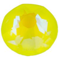 2088 Rose Flatback Crystal Electric Yellow Delite