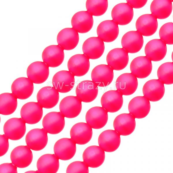 Жемчужины 5810 4 mm Crystal Neon Pink Pearl