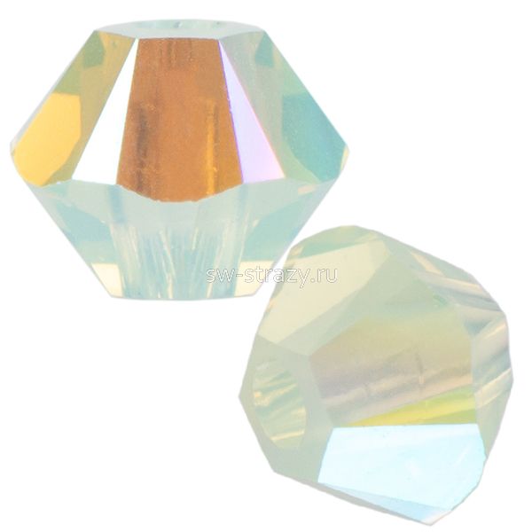 Бусины 5328 4 mm Chrysolite Opal Shimmer