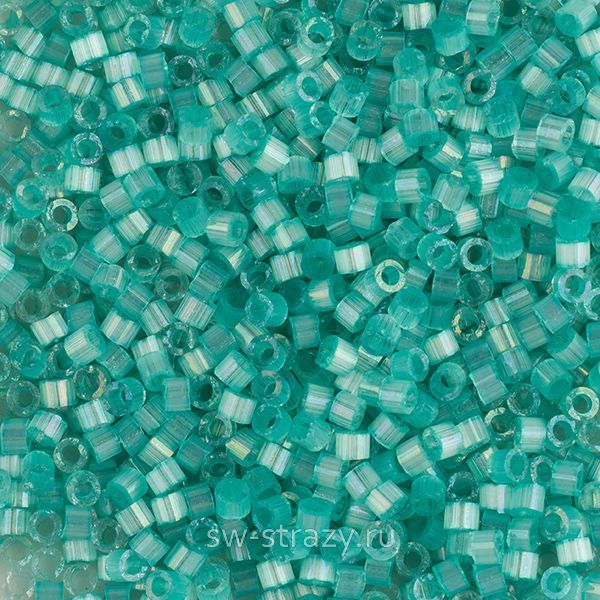 Delica Beads 11/0 DB1812 Dyed Light Aqua Green Silk Satin