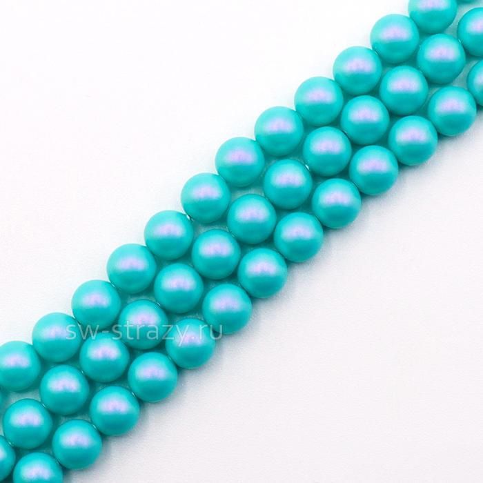 Жемчужины 5810 10 mm Crystal Iridescent Light Turquoise Pearl