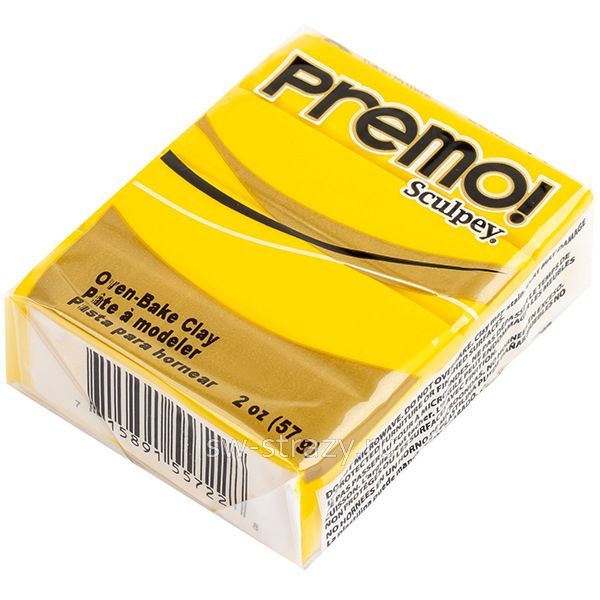 Полимерная глина Premo PE02 57 г желтый кадмий (5572)