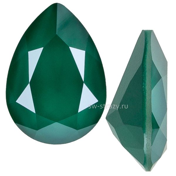 Кристаллы 4320 14x10 mm Crystal Royal Green