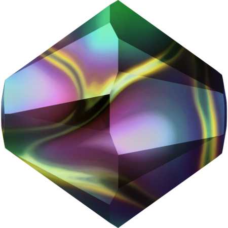 Бусины 5328 5 mm Crystal Rainbow Dark 2X