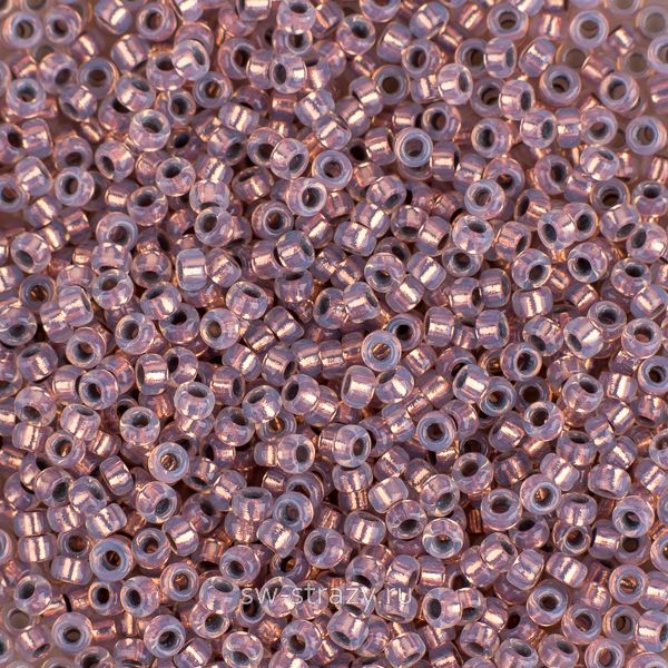 Seedbead Miyuki 15/0 198 Copper Lined Opal