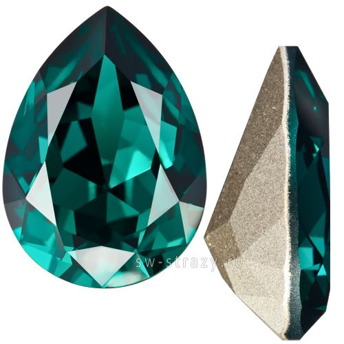 Кристаллы 4320 18x13 mm Emerald
