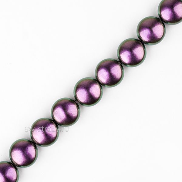 Жемчужины 5860 10 mm Crystal Iridescent Purple Pearl