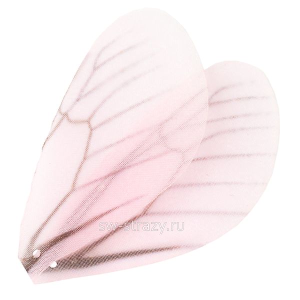 Крылья из органзы розовые