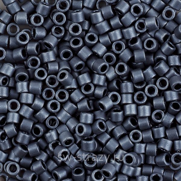 Delica Beads 10/0 DB301 Matte Blue Grey