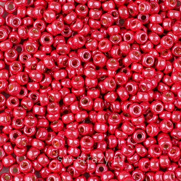 Seedbead Miyuki 11/0 4211 Duracoat Galvanized Lightt Cranberry