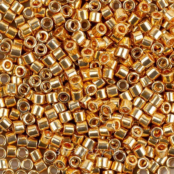 Delica Beads 10/0 DB410 Galv Yellow Gold