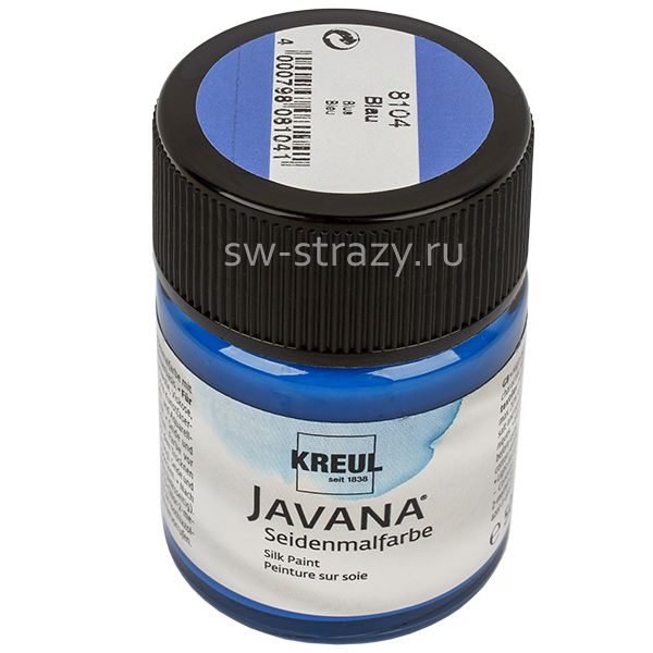 Краска Javana по шелку растекающаяся голубая 50 мл KR-8104