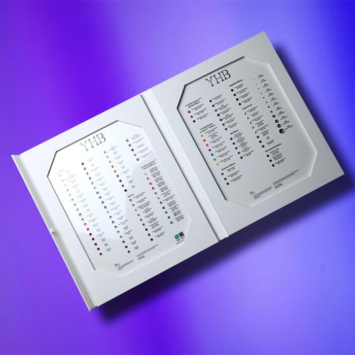 Карта цветов YHB BRIGHT SERIES