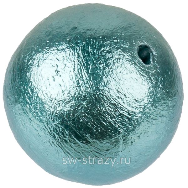 Жемчуг хлопковый 16 мм серо-голубой