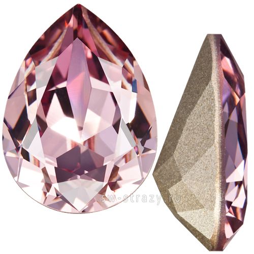 Кристаллы 4320 18x13 mm Crystal Antique Pink