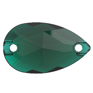 Pear 2H 12x7 mm Emerald