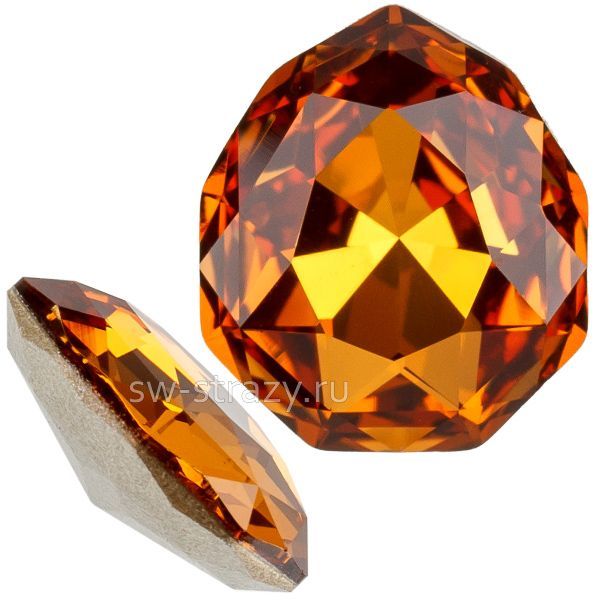 Кристаллы 4329 14x12,1 mm Light Amber