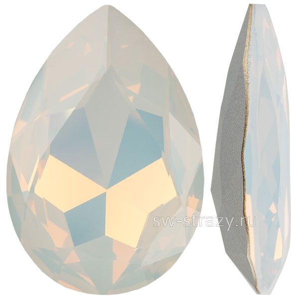 Кристаллы 4327 40x27 mm White Opal