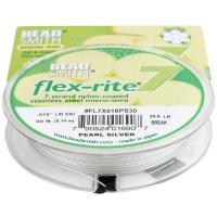 Тросик ювелирный на катушке FLEX-RITE7 Pearl Silver 0.45 мм FL7X018PS30 Тросик ювелирный на катушке FLEX-RITE7 Pearl Silver 0.45 мм FL7X018PS30