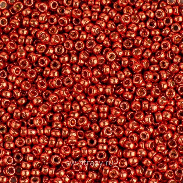 Seedbead Miyuki 15/0 4208 Duracoat Galvanized Berry
