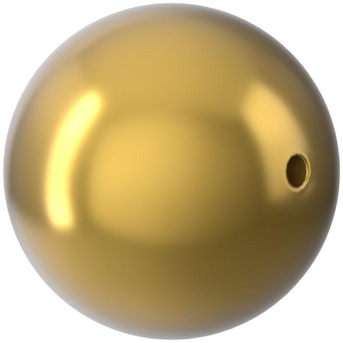 Жемчужины 5810 2 mm Crystal Royal Gold