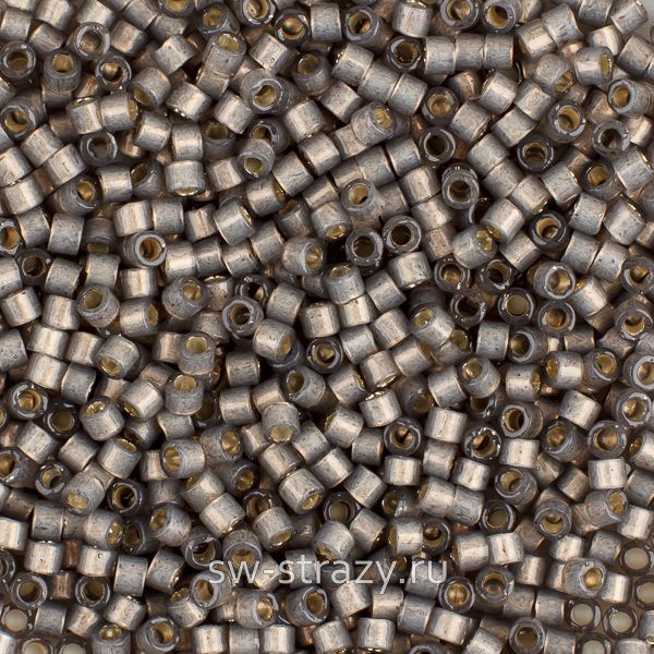 Delica Beads 11/0 DB631 Silver Lined Taupe Alabaster