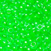 Бисер круглый 11/0 #0805 Окрашенный изнутри люминисцентный неон, зеленый Бисер круглый 11/0 #0805 Окрашенный изнутри люминисцентный неон, зеленый