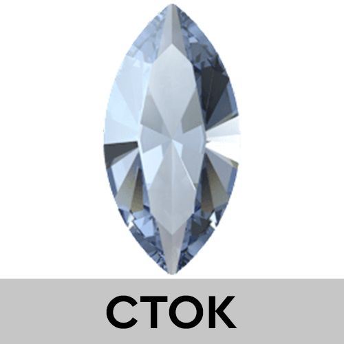 Кристаллы 4228 15x7 mm Light Sapphire Nightfall
