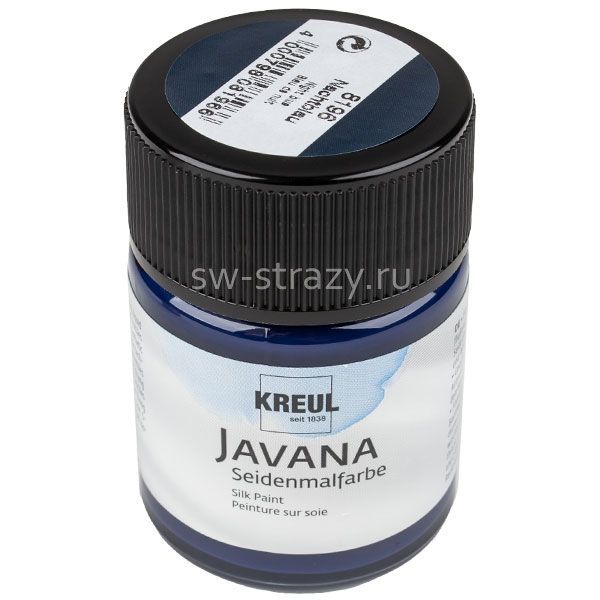 Краска Javana по шелку растекающаяся синяя ночь 50 мл KR-8196