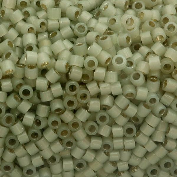 Delica Beads 11/0 DB1453 Silver Lined Pale Lime Opal